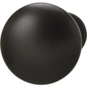 Hafele Chanterelle 1-3/16 Inch Mushroom Cabinet Knob Dark Oil Rubbed Bronze
