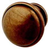 Hafele Luna 1-7/16 Inch Mushroom Cabinet Knob Dark Oil Rubbed Bronze