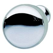 Hafele Chelsea 1-1/4 Inch Mushroom Cabinet Knob Polished Chrome