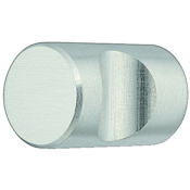 Hafele 13/16 Inch Cylindrical Cabinet Knob Stainless Steel