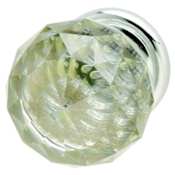 Hafele Astral 1-3/16 Inch Round Cabinet Knob Polished Chrome