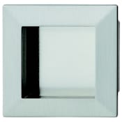 Hafele Bella Italiana 2-3/16 Inch Center to Center Flush Cabinet Pull Satin Nickel
