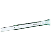 Hafele Accuride 14-7/8 Inch Center Mount Ball Bearing Drawer Slide with 35 Lbs. Weight Capacity - Single Zinc-Plated Steel