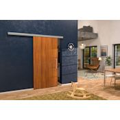 Hafele Sliding Door Hardware Wood Top Hung System Silver