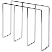 Hafele 12 Inch by 10 Inch Baking Rack Support Polished Chrome