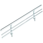 Hafele 17 Inch Shoe Fence for Closet Organization Chrome