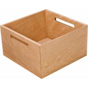 Hafele Fineline Move 4-3/4 High Storage Box for Deep Drawers Birch