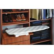 Hafele Shelf Mounted Fold Out Ironing Board with Heat Resistant Board Cover White / Gray