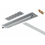 Hafele Vario Drop Leaf Table Fitting Set for Leafs up to 12 Inches Silver