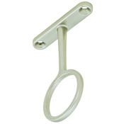 Hafele Synergy 1-5/16 Inch Diameter Center Support for Round Wardrobe Tube Matte Aluminum