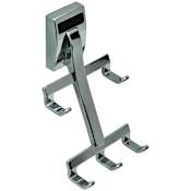 Hafele Five Hook Belt Rack from the Synergy Elite Collection Polished Chrome
