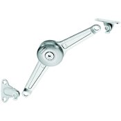 Hafele Duo Standard Swing-Up Fitting for Vertical Opening Cabinet Doors Nickel-Plated