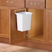 Hafele KV 9 Quart Door Mounted Easy-Remove Waste Bin White