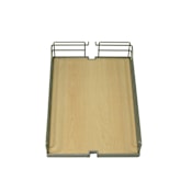 Hafele Pair of 10" x 20.375" Arena Plus Basket Pull Out Pantry Trays Champagne / Maple