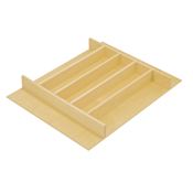 Hafele 23.5" Wide Drawer Organization Cutlery Storage Insert Maple