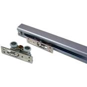 Hafele Straightaway Fitting Set for Single 110 Lb. Sliding Wood Door without Upper Track N/A