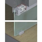 Hafele EKU Porta Fitting Set for Single 220 Lb. Top Hung Sliding Glass Door without Upper Track N/A