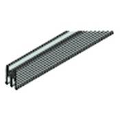 Hafele EKU 11-Foot 6-Inch Long Dual Lower Door Guide Track for Sliding / Stacking Doors Aluminum