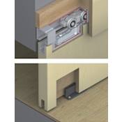 Hafele HAWA Fitting Set for Single 330 Lb. Top Hung Sliding Door without Upper Track N/A