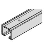 Hafele HAWA 11-Foot 6-Inch Long Aluminum Upper Track for 330 Lb. Sliding Wood Doors Aluminum