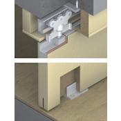 Hafele HAWA Fitting Set for Single 1100 Lb. Top Hung Sliding Door without Upper Track N/A