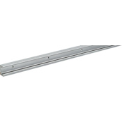 Hafele HAWA 19-Foot 8-Inch Long Stainless Steel Wall-Mounted Upper Track for Top Hung 1100 Lb. Sliding Doors Stainless Steel