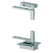 Hager Commercial Grade Full Mortise Pivot Hinge for 150 lb. Doors Satin Chrome