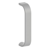 Hager 12" Center to Center Modified Half Round Wrought Door Pull from the Pulls Collection Polished Chrome