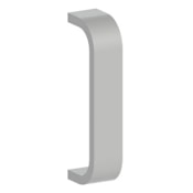 Hager 6" Center to Center Rectangular Wrought Door Pull from the Pulls Collection Antique Bronze