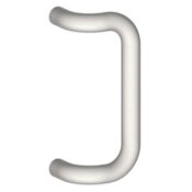 Hager 8" Center to Center 1" Round Offset Door Pull from the Pulls Collection Antique Bronze