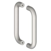 Hager 10" Center to Center 3/4" Round Wrought Back to Back Door Pull Set from the Pulls Collection Antique Bronze