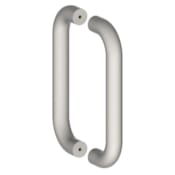Hager 9" Center to Center 1" Round Wrought Back to Back Door Pull Set from the Pulls Collection Antique Bronze