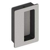 Hager 1-15/16" x 3" Flush Cup Pull with Rounded Corners from the Pulls Collection Oil Rubbed Bronze