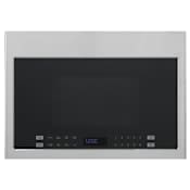 Haier 24 Inch Wide 1.4 Cu. Ft. 1000 Watt Over-the-Range Microwave with 300 CFM Blower and Sensor Cooking Stainless Steel