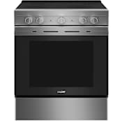 Haier 30 Inch Wide 5.7 Cu. Ft. Slide In Electric Range with Built-In WiFi Stainless Steel
