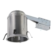 Halo AIR-TITE Insulated Ceiling Remodel Recessed Housing for 5 Inch Trims Raw Finish