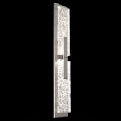 Hammerton Studio Glacier 2 Light 34" Tall LED Wall Sconce - 2700K Beige Silver / Clear