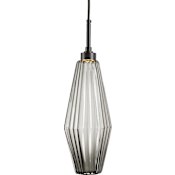 Hammerton Studio Aalto 19" Tall Artisan Crafted Geometric Optic Glass Pendant Configure Below