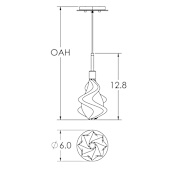 Hammerton Studio Blossom 6" Wide LED Mini Pendant Configure Below