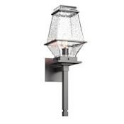 Hammerton Studio Landmark 24" Tall LED Outdoor Wall Sconce with Clear Blown Glass Shade Configure Below
