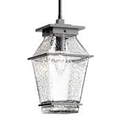 Hammerton Studio Landmark 7" Wide LED Outdoor Mini Pendant with Clear Blown Glass Shade Configure Below