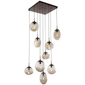 Hammerton Studio Cosmos 32" Wide Artisan Crafted 8 Light Nebula Glass Pendant Configuration Required