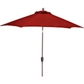 Hanover Traditions 9 Foot Aluminum Table Umbrella Red