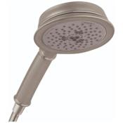Hansgrohe Croma 100 Classic 2.5 GPM Multi-Function Handshower with Quick Clean Technology Brushed Nickel