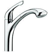 Hansgrohe Allegro E 1.75 GPM Pull-Out Kitchen Faucet with Toggle Spray Diverter - Limited Lifetime Warranty Chrome