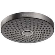 Hansgrohe Croma Select S 1.75 GPM Multi-Function Rain Round Shower Head - Limited Lifetime Warranty Brushed Black Chrome