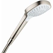 Hansgrohe Croma Select E 1.8gpm Multi Function Hand Shower with 3 Spray Settings Less Hose - Limited Lifetime Warranty Brushed Nickel
