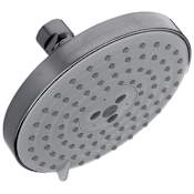 Hansgrohe Raindance S 1.75 GPM Multi Function Shower Head Brushed Black Chrome