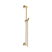 Hansgrohe Locarno 26-5/8" Wall Mounted Slide Bar - Includes 63" Hose Brushed Bronze