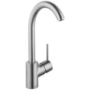 Hansgrohe Talis S 1.5 GPM Single Hole 1-Spray Kitchen Faucet - Limited Lifetime Warranty Steel Optik